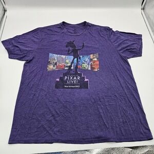 Disney Pixar Live Music A Symphony of Characters Purple T Shirt XXXL
